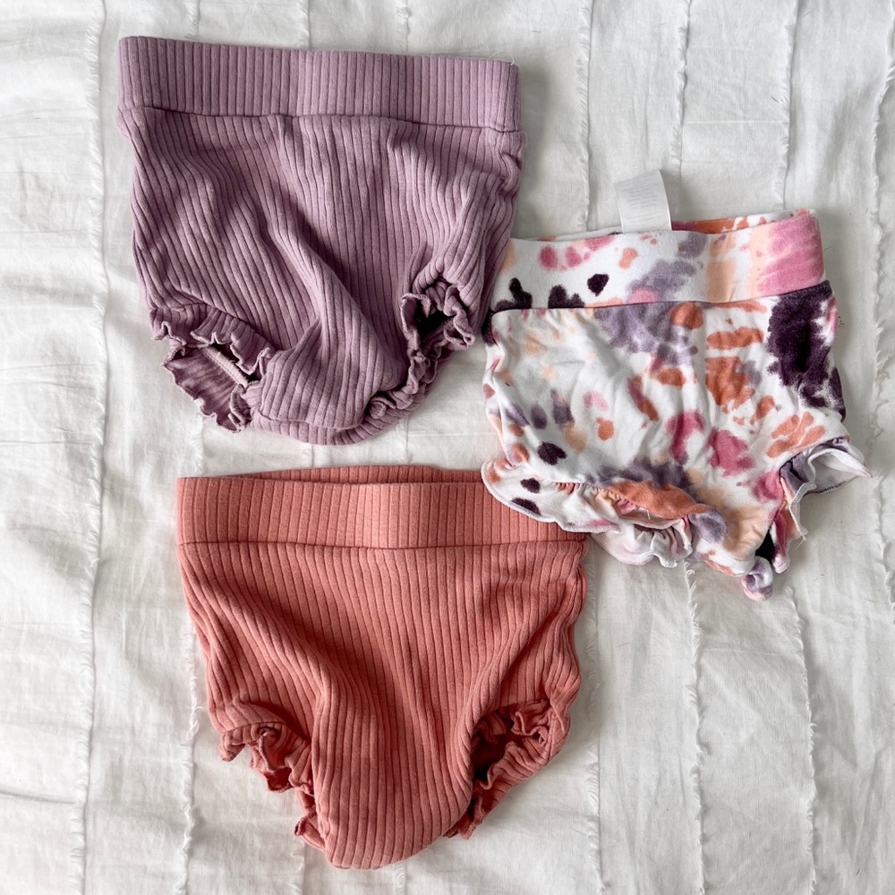 6-12m Set of 3 bloomers